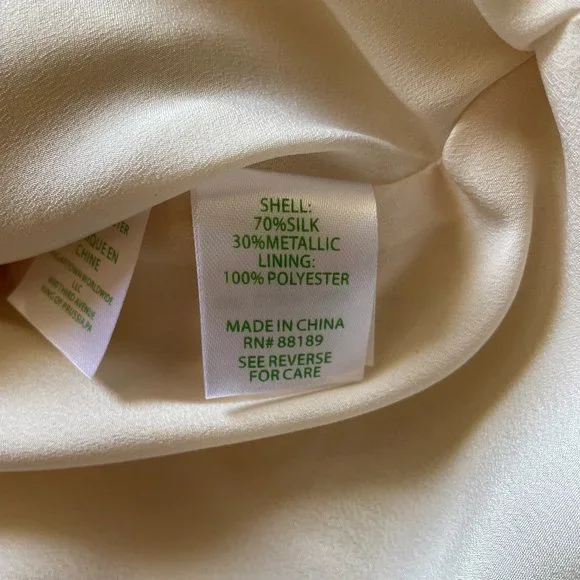 Lilly Pulitzer Gold Kariana Silk Dress Size 4 - Picture 5 of 5